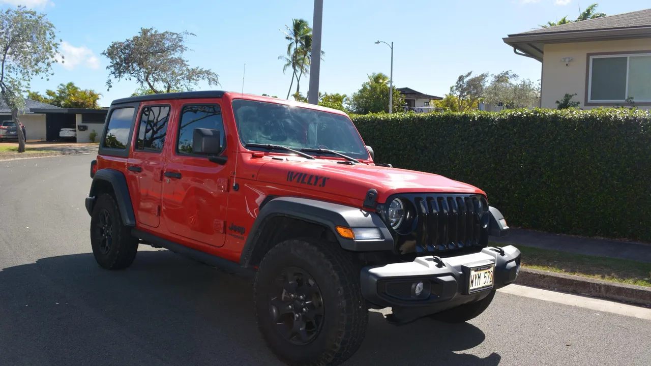 2021 Jeep Wrangler Unlimited Willys from the Island Luxe fleet on Oʻahu
