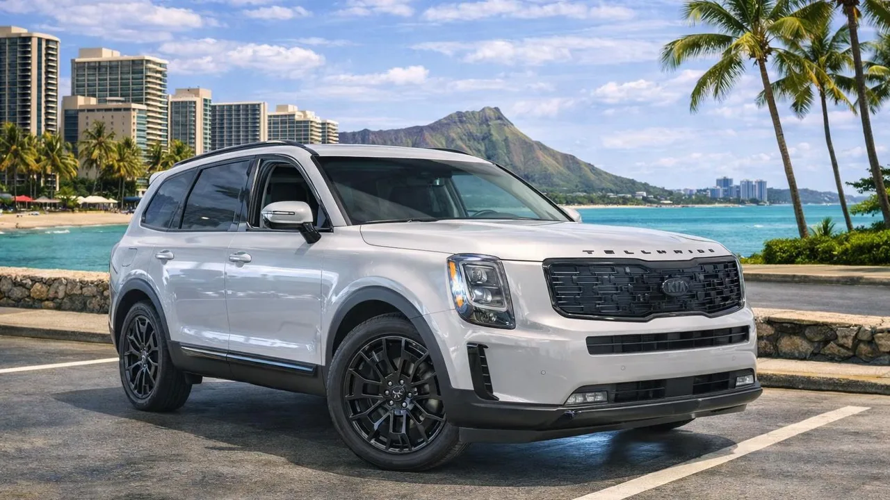 2021 Kia Telluride SX from the Island Luxe fleet on Oʻahu