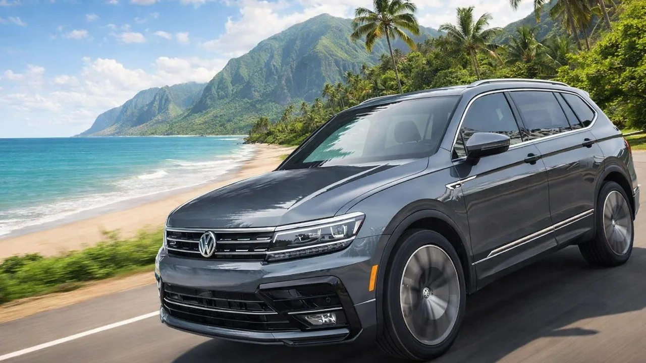 2021 Volkswagen Tiguan SEL from the Island Luxe fleet on Oʻahu