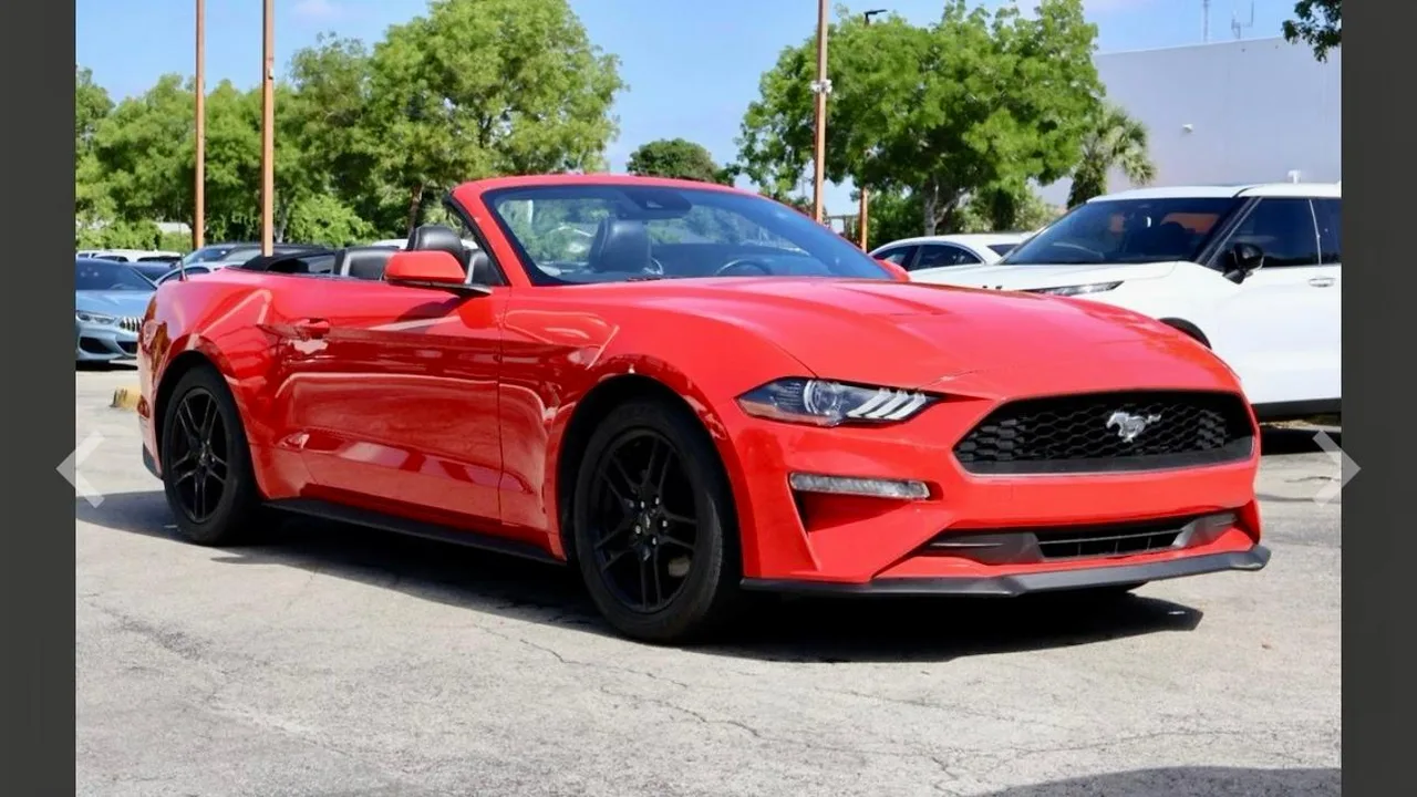 2022 Ford Mustang EcoBoost Premium from the Island Luxe fleet on Oʻahu