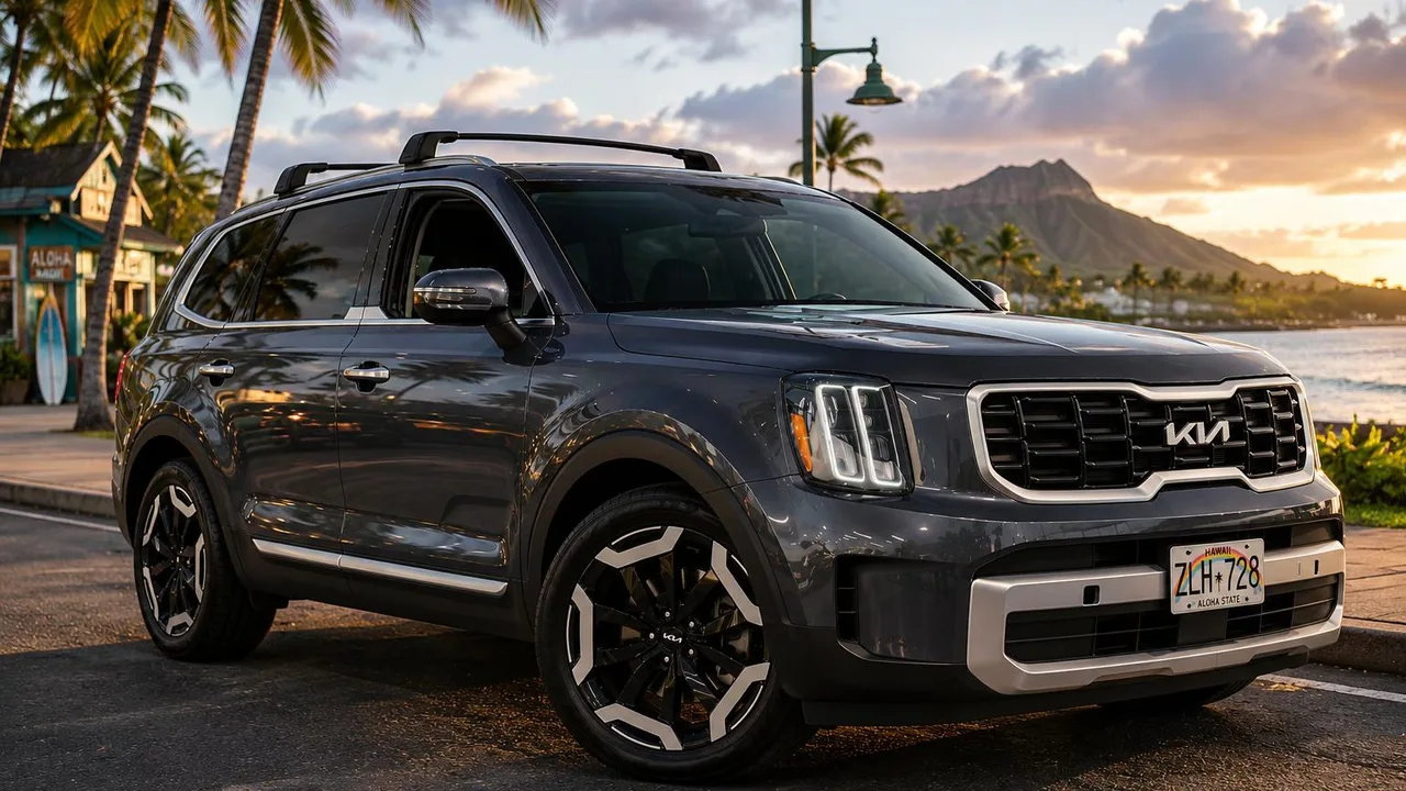 2024 Kia Telluride S from the Island Luxe fleet on Oʻahu
